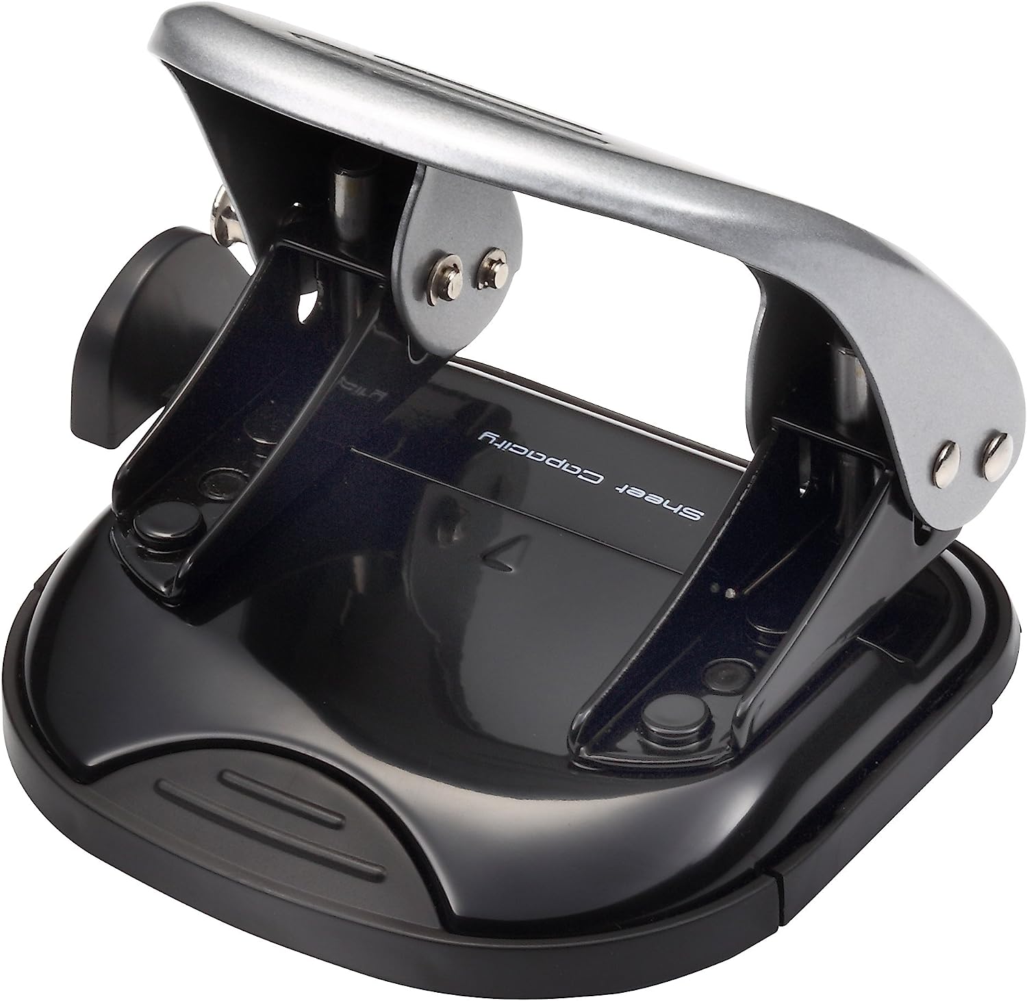 Bostitch Office EZ Squeeze Reduced Effort 2-Hole Punch, 20 Sheets, Locking Handle, Silver (2310) - Image 14